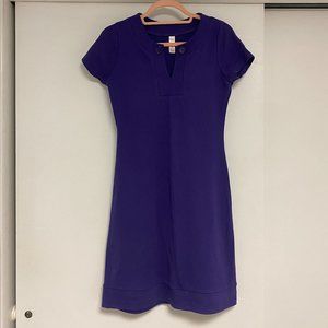 Merona Purple Dress with Button Details, size XS